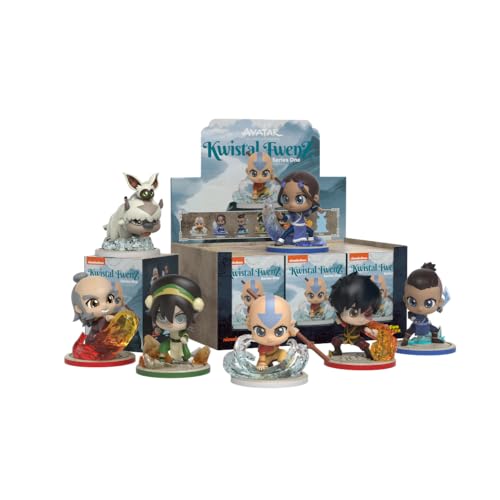 Mighty Jaxx Kwistal: Avatar The Last Airbender | Überraschungsbox-Sammelfigur | Container mit 6 Zeichen von Mighty Jaxx