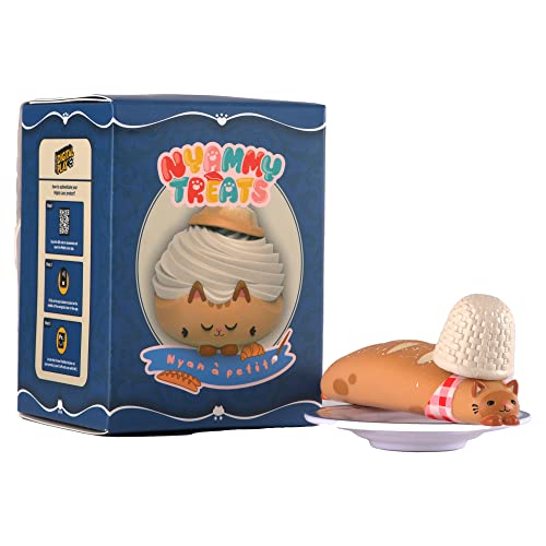 Mighty Jaxx Nyammy Treats – Nyan à Petit French Treat Katzen | Blind Box Spielzeug Sammelfiguren | Eine Packung – enthält eine zufällige Figur von Mighty Jaxx