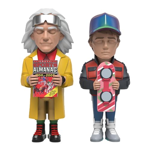 Mighty Jaxx Zurück in die Zukunft Teil II Sammelfiguren Marty McFly und Doc Brown, von den Künstlern der YARMS-Studios gestaltetes Sammlerstück, Kunstspielzeuge aus Vinyl von Mighty Jaxx