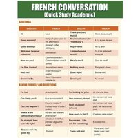 French Conversation: Quick Study Academic von Speedy