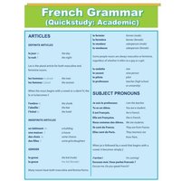 French Grammar: Quick Study Academic von Speedy