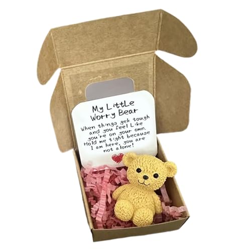 Mihauuke Bär In Der Box | Bärenpuppe - Kleines Motivierendes Tier Geschenk Für Frauen Männer Liebhaber Kinder Erwachsene Fürsorge Freunde Mihauuke Bär In Der Box | Bärenpuppe - Kleines Motivierendes Tier Geschenk Für Frauen Männer Liebhaber Kinder Erwachsene Fürsorge Freunde von Mihauuke
