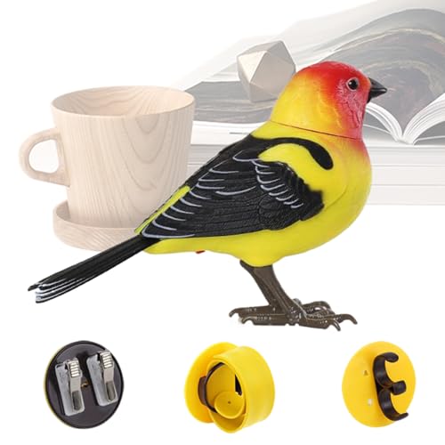 Mihauuke Elektronisches Vogelspielzeug Für Kinder - Realistischer Robotervogel mit Musik - Niedliches Elektronisches Haustier für Kinder Erwachsene Familie Mihauuke Elektronisches Vogelspielzeug Für Kinder - Realistischer Robotervogel mit Musik - Niedliches Elektronisches Haustier für Kinder Erwachsene Familie von Mihauuke