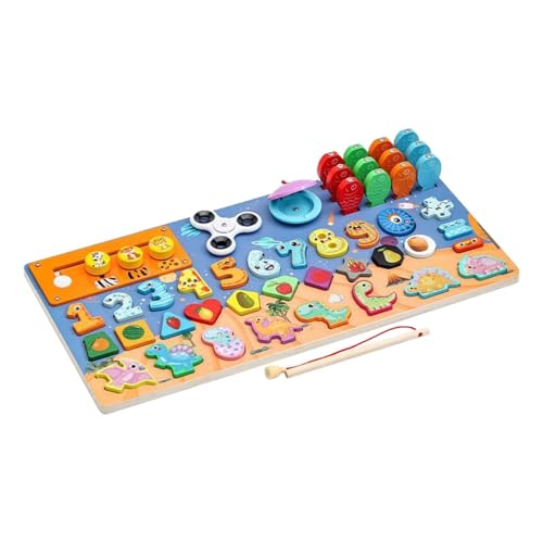 Mihauuke Holz-Form-Puzzle-Spielzeug, Holz-Form-Sortier-Spielzeug - Multifunktionales Brettspiel-Lernspielzeug - Passende Formsortierer-Puzzles für die -Pädagogik zu Hause im Kindergarten von Mihauuke