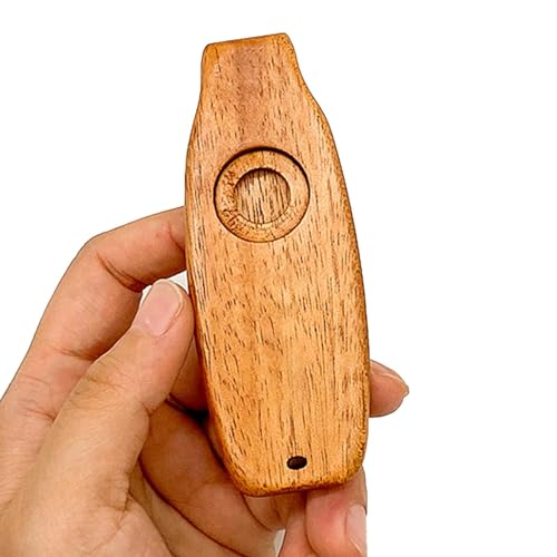 Mihauuke Kazoo für Kinder, Vintage Holz Kazoo für Gitarren Ukulele, Hölzerne Kazoo Mundharmonika Mundflöte Musikinstrument Kazoo von Mihauuke