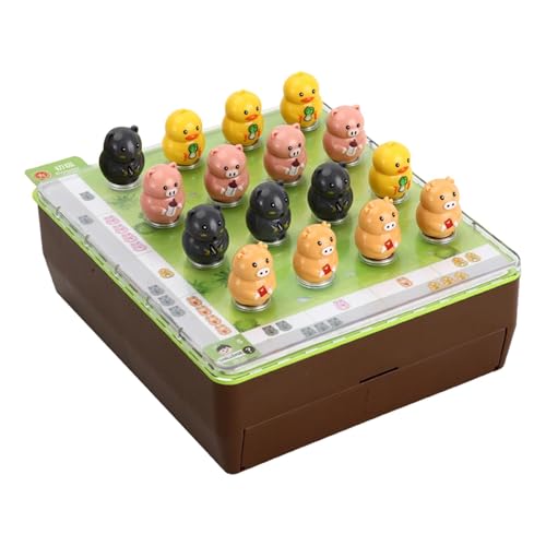 Mihauuke Magnetisches Brettspiel für Kinder, magnetisches Schachspiel für Kinder,Anspruchsvolles Magnet-Logik-Trainingsstrategiespiel - Strategische Familienbindungsaktivität, Kinderpuzzlespiel für von Mihauuke