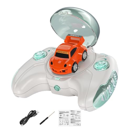 Mihauuke RC-Auto mit LED-Licht, ferngesteuertes Kinderauto | RC Car Drift Car mit LED-Licht - Ferngesteuertes Auto, USB-Stuntauto für Kinder, Spielzeug für Weihnachtsgeburtstagsfeiern von Mihauuke