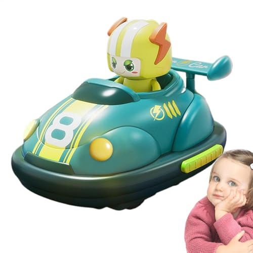 Mihauuke Rc-Stoßstangen, ferngesteuertes Autoscooter - RC-Autospielzeug mit Licht und Musik | RC-Autoscooter-Cartoon-Spielzeug für Kinder im Alter von 3–8 Jahren mit Spray, wiederaufladbar und von Mihauuke