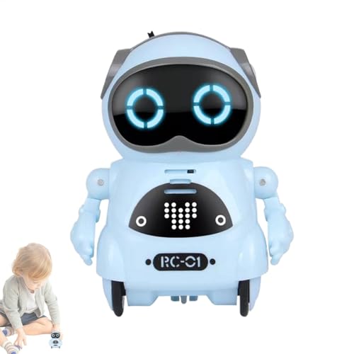 Mihauuke Roboter für Kinder,Interaktiver Roboter | Kleine Roboter-Musikspielzeuge | Elektrischer Roboterspielzeug mit Spracherkennung, Lernen und Bildung, Singen und Tanzen zum Geburtstag, Weihnachten von Mihauuke