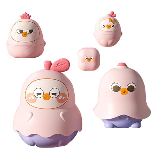 Mihauuke Russische Puppen Nesting Dolls | 5 Stück Nistpuppen Russische Kleinkindpuppen | Kinder-Nistpuppen, die Geduld fördern, sicher zu spielen, Geburtstagsgeschenk für und Mädchen mit hohlem Design von Mihauuke