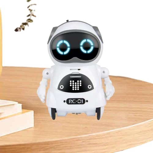 Mihauuke Sprechender Roboter, Roboterspielzeug für Kinder - Tragbarer intelligenter sprechender Roboter im Taschenformat | Interaktiver Dialog, Singen und Tanzen, Lern- und Lernspielzeug, elektrischer von Mihauuke