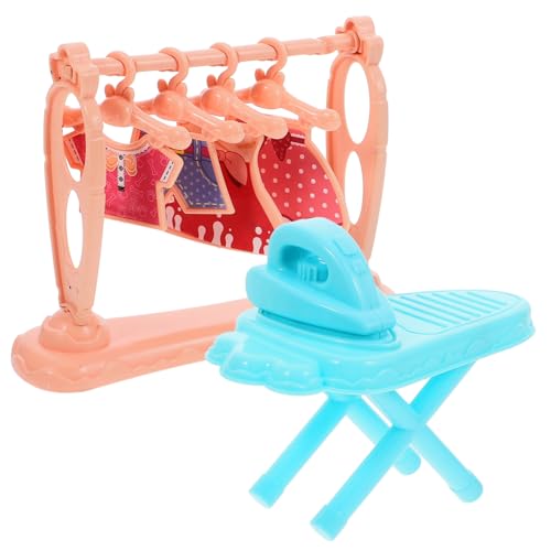 Mikikit 1 Set Puppeneisenset Babyzubehör Mini Hausbausatz Puppenhäuser Für Mädchen Puppenhaus Miniatur Esszimmer Miniaturen Heimspielzeug Puppenhaus Mini Sofa Miniaturmöbel Kunststoff von Mikikit