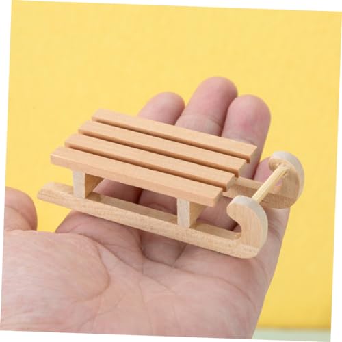 Mikikit 2 Stück Puppenhaus Schlitten Teiliges DIY Weihnachtsmodell aus Holz Miniatur Weihnachtsdeko für Puppenhaus Zubehör Kreative Xmas Bastelset Mini Ornamente Mikikit 2 Stück Puppenhaus Schlitten Teiliges DIY Weihnachtsmodell aus Holz Miniatur Weihnachtsdeko für Puppenhaus Zubehör Kreative Xmas Bastelset Mini Ornamente von Mikikit