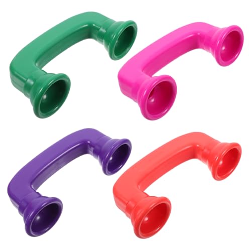 Mikikit 4 Stück Teiliges Farbige Plastik Flüstertelefone für Lesen und Sprachförderung Robustes Abs Material mit Abgerundeten Kanten Lernspielzeug zur Akustischen Selbstwahrnehmung Mikikit 4 Stück Teiliges Farbige Plastik Flüstertelefone für Lesen und Sprachförderung Robustes Abs Material mit Abgerundeten Kanten Lernspielzeug zur Akustischen Selbstwahrnehmung von Mikikit