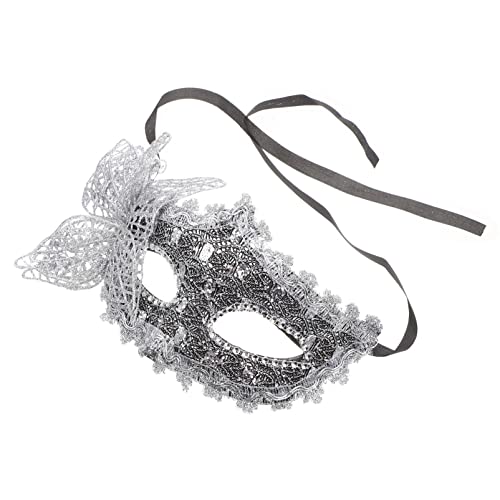 Mikikit Maskerade-Maske Halbgesichtige Party-Kostümmasken Ball Venezianische Party-Maskerade Für Damen Kostümzubehör von Mikikit