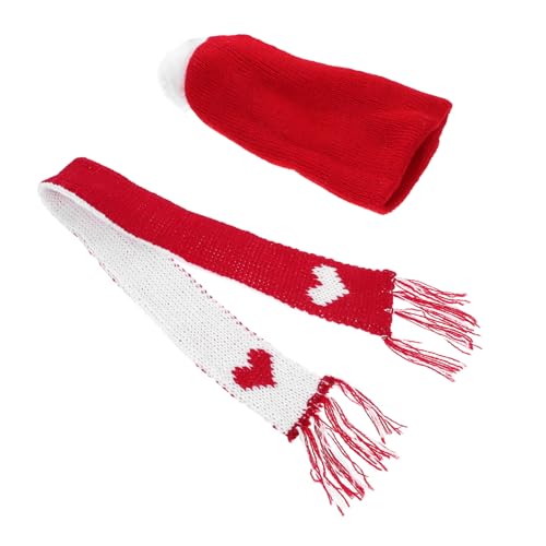 Mikikit Mini Schneemann Mütze und Strickschal Niedliche Gestrickte Weihnachtsmützen und Accessoires für DIY Basteln Charmante Mini Schals Vielseitig Einsetzbar für Puppen und Dekoration Mikikit Mini Schneemann Mütze und Strickschal Niedliche Gestrickte Weihnachtsmützen und Accessoires für DIY Basteln Charmante Mini Schals Vielseitig Einsetzbar für Puppen und Dekoration von Mikikit
