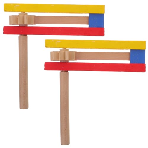 Mikinona 2 Stück Langstielige Holz kastagnette für Pädagogisches Schlaginstrument mit Angenehmem Griff Sicher Klarer Klang Musikinstrument für Musikalische Früherziehung und Spielerisches Mikinona 2 Stück Langstielige Holz kastagnette für Pädagogisches Schlaginstrument mit Angenehmem Griff Sicher Klarer Klang Musikinstrument für Musikalische Früherziehung und Spielerisches von Mikinona