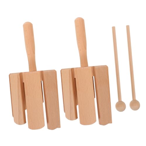 Mikinona 2 Stück Orff Instrument aus Holz Rhythmus Percussion Montessori Musikspielzeug für Frühkindliche Bildung mit Schlägel Robustes Holz für Vorschulkinder Mikinona 2 Stück Orff Instrument aus Holz Rhythmus Percussion Montessori Musikspielzeug für Frühkindliche Bildung mit Schlägel Robustes Holz für Vorschulkinder von Mikinona
