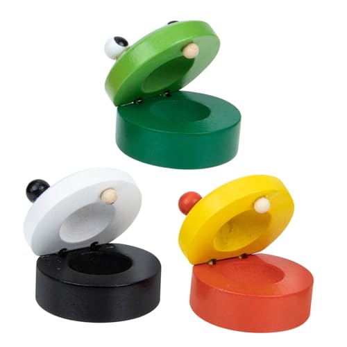 Mikinona 3 Stück Teiliges Bunte Holzspielzeug Percussion Instrumente für Musikalische Früherziehung Fördernd Robust Langlebig mit Klangvollem Sound für Sensorische Entwicklung und Mikinona 3 Stück Teiliges Bunte Holzspielzeug Percussion Instrumente für Musikalische Früherziehung Fördernd Robust Langlebig mit Klangvollem Sound für Sensorische Entwicklung und von Mikinona