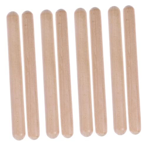 Mikinona 4 Paare Holz musikstäbe für Frühe Musikalische Früherziehung Glatte Oberfläche Sicher und Langlebig Fördert Rhythmusgefühl und Beidseitige Hand Auge koordination für Spielerisches Mikinona 4 Paare Holz musikstäbe für Frühe Musikalische Früherziehung Glatte Oberfläche Sicher und Langlebig Fördert Rhythmusgefühl und Beidseitige Hand Auge koordination für Spielerisches von Mikinona