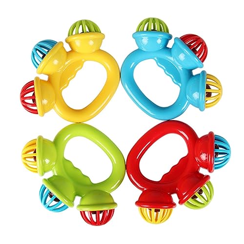 Mikinona 4 Stück Teiliges Handglocken aus Buntes Babyspielzeug für Jahre Pädagogisches Aktivitätsspielzeug Rhythmusgefühl und Farberkennung Tragbar und Zufällige Farbe Mikinona 4 Stück Teiliges Handglocken aus Buntes Babyspielzeug für Jahre Pädagogisches Aktivitätsspielzeug Rhythmusgefühl und Farberkennung Tragbar und Zufällige Farbe von Mikinona