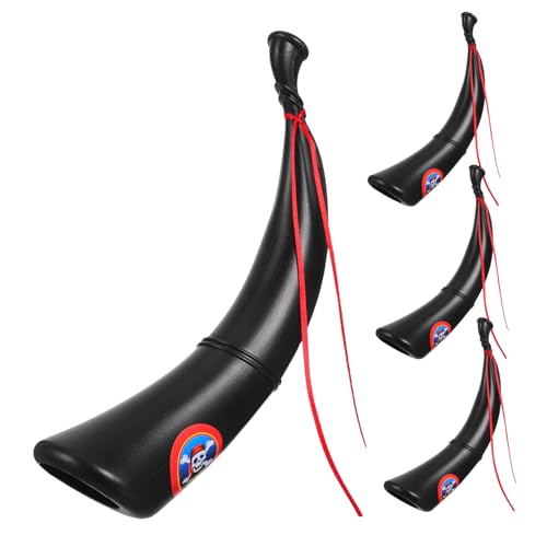 Mikinona 4 Stück Teiliges Piratenhorn aus Kunststoff Blashornfähig Halloween Party Accessoire für Kostüm Bühnenauftritte und Themen Events für Kindergeburtstag und Cosplay Mikinona 4 Stück Teiliges Piratenhorn aus Kunststoff Blashornfähig Halloween Party Accessoire für Kostüm Bühnenauftritte und Themen Events für Kindergeburtstag und Cosplay von Mikinona