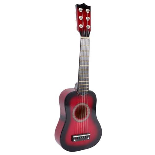 Mikinona 6 Saiter Ukulele Akustikgitarre aus Holz Anfängerfreundliches Musikinstrument mit Realistischem Klang für Jungen und Mädchen Lernspielzeug zur Musikförderung und Selbstvertrauen Mikinona 6 Saiter Ukulele Akustikgitarre aus Holz Anfängerfreundliches Musikinstrument mit Realistischem Klang für Jungen und Mädchen Lernspielzeug zur Musikförderung und Selbstvertrauen von Mikinona