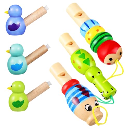 Mikinona 6 Stück Teiliges Kinderfreundliche Holzpfeifen mit Cartoon tiermotiven Leichte Musikinstrumente für Geburtstags Partyzubehör Lustige Mitgebsel für Ab Jahren Mikinona 6 Stück Teiliges Kinderfreundliche Holzpfeifen mit Cartoon tiermotiven Leichte Musikinstrumente für Geburtstags Partyzubehör Lustige Mitgebsel für Ab Jahren von Mikinona