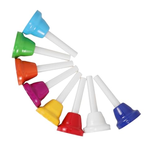 Mikinona 8 Stück Teiliges Handglocken Set Töne Pädagogisches Schlaginstrument für Kleinkinder Familienaktivität Vorschule Musikspielzeug Sicher und Einfach Mikinona 8 Stück Teiliges Handglocken Set Töne Pädagogisches Schlaginstrument für Kleinkinder Familienaktivität Vorschule Musikspielzeug Sicher und Einfach von Mikinona