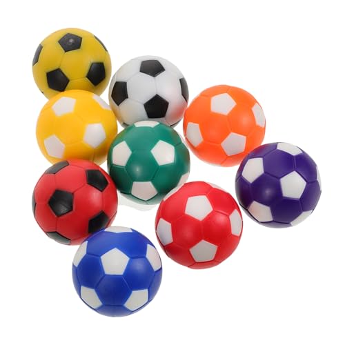 Mikinona 9 Stück Teiliges Tischfußball Ersatzbälle Kunststoff Kompatibel mit Standard Kicker Langlebige Tischkicker Bälle für Fußballspiele Zuhause und Mikinona 9 Stück Teiliges Tischfußball Ersatzbälle Kunststoff Kompatibel mit Standard Kicker Langlebige Tischkicker Bälle für Fußballspiele Zuhause und von Mikinona