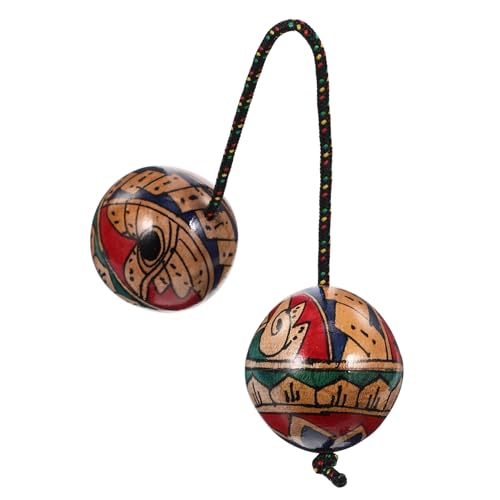 Mikinona Handbemalter Rhythmus Sandball Einhand Percussion Instrument für Musiker Farblich Sortiert Fördert Rhythmusgefühl und Musikalische Wahrnehmung Mikinona Handbemalter Rhythmus Sandball Einhand Percussion Instrument für Musiker Farblich Sortiert Fördert Rhythmusgefühl und Musikalische Wahrnehmung von Mikinona