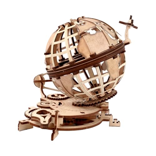 Mikinona Holz Puzzle Weltkugel für Schüler Edukatives Lernspielzeug Geduld Feinmotorik und Kreativem Denken Dekoratives Schreibtischornament in Beige Mikinona Holz Puzzle Weltkugel für Schüler Edukatives Lernspielzeug Geduld Feinmotorik und Kreativem Denken Dekoratives Schreibtischornament in Beige von Mikinona