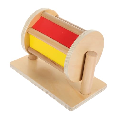 Mikinona Holz Textiltrommel für Pädagogisches Trommelspielzeug Farbenfrohe Lernhilfe Robustes Holzmaterial Fördert Hörentwicklung und Motorische Fähigkeiten für Junge Mädchen und Mikinona Holz Textiltrommel für Pädagogisches Trommelspielzeug Farbenfrohe Lernhilfe Robustes Holzmaterial Fördert Hörentwicklung und Motorische Fähigkeiten für Junge Mädchen und von Mikinona