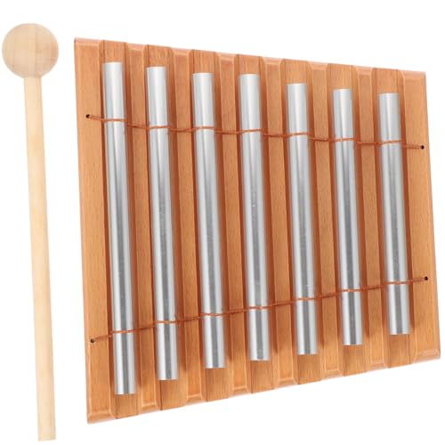 Mikinona Klangstab aus Metall und Holz Runde Schlägel ohne Grate Pädagogisches Percussion Instrument für Musikunterricht und Kinderförderung im Klassenzimmer Mikinona Klangstab aus Metall und Holz Runde Schlägel ohne Grate Pädagogisches Percussion Instrument für Musikunterricht und Kinderförderung im Klassenzimmer von Mikinona