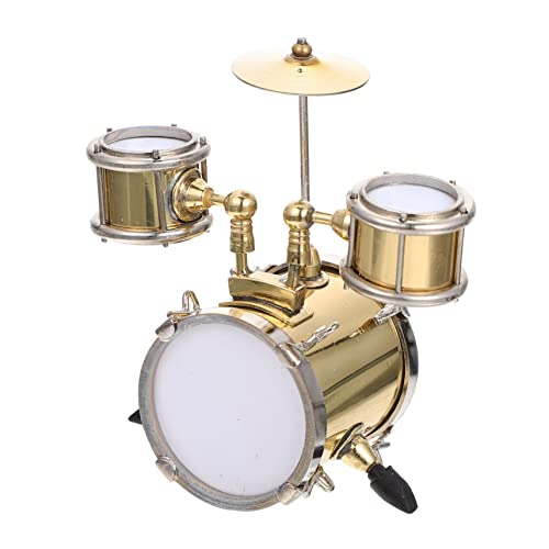 Mikinona Miniatur Schlagzeug Musikinstrument Modell für Handgefertigt Stabiles Haus Ornament Detailreich für Musikinteresse und Spielerisches Lernen Geeignet Mikinona Miniatur Schlagzeug Musikinstrument Modell für Handgefertigt Stabiles Haus Ornament Detailreich für Musikinteresse und Spielerisches Lernen Geeignet von Mikinona