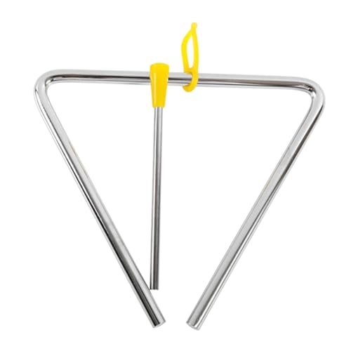 Mikinona Musikalisches Dreieck Kreatives Percussion Instrument für Musikförderung und Früherziehung Robust Tragbar Sicher für Jungen und Mädchen Mikinona Musikalisches Dreieck Kreatives Percussion Instrument für Musikförderung und Früherziehung Robust Tragbar Sicher für Jungen und Mädchen von Mikinona