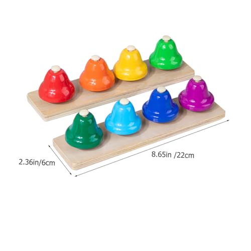 Mikinona Notes Handglocken Leichtes Percussion Instrument für Musikalisches Lernspielzeug Hand Auge koordination und Konzentration für Frühkindliche Musikentwicklung Mikinona Notes Handglocken Leichtes Percussion Instrument für Musikalisches Lernspielzeug Hand Auge koordination und Konzentration für Frühkindliche Musikentwicklung von Mikinona