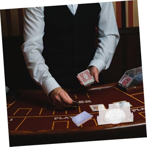 Mikinona Plastik Poker Kartenhalter mit Drehfunktion und Ablage Transparenter Spielkarten Ständer für Doppeldecks Praktischer Kartenspeicher für Poker Skat und Weitere Kartenspiele Mikinona Plastik Poker Kartenhalter mit Drehfunktion und Ablage Transparenter Spielkarten Ständer für Doppeldecks Praktischer Kartenspeicher für Poker Skat und Weitere Kartenspiele von Mikinona