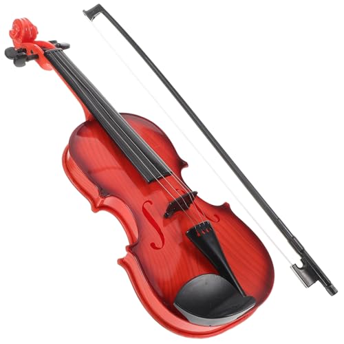 Mikinona Violine Saiten Echtes Ziehen und Streichen Robustes Kunststoffmaterial Tragbares Musikinstrument Modell für Anfänger und Musikalische Früherziehung Mikinona Violine Saiten Echtes Ziehen und Streichen Robustes Kunststoffmaterial Tragbares Musikinstrument Modell für Anfänger und Musikalische Früherziehung von Mikinona