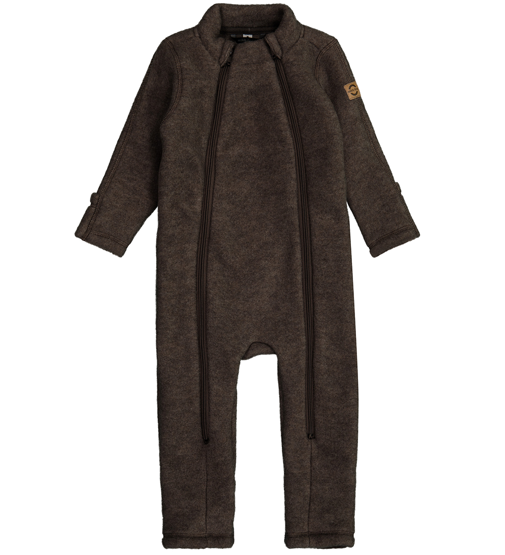 Mikk-Line Overall - Wolle - Dark Brown Melange - Mikk-Line - 68 - Overalls Mikk-Line Overall - Wolle - Dark Brown Melange - Mikk-Line - 68 - Overalls von Mikk-Line