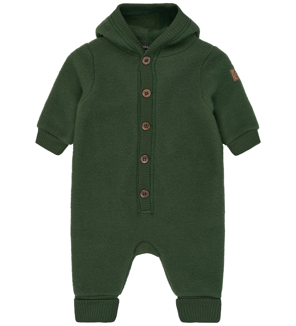 Mikk-Line Overall m. Kapuze - Wolle - Kombu Green - Mikk-Line - 68 - Overalls Mikk-Line Overall m. Kapuze - Wolle - Kombu Green - Mikk-Line - 68 - Overalls von Mikk-Line