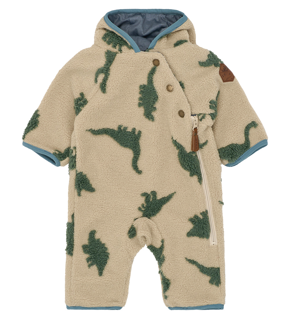 Mikk-Line Overall m. Hood - Teddy - Dino AOP - Mikk-Line - 62 - Overalls Mikk-Line Overall m. Hood - Teddy - Dino AOP - Mikk-Line - 62 - Overalls von Mikk-Line