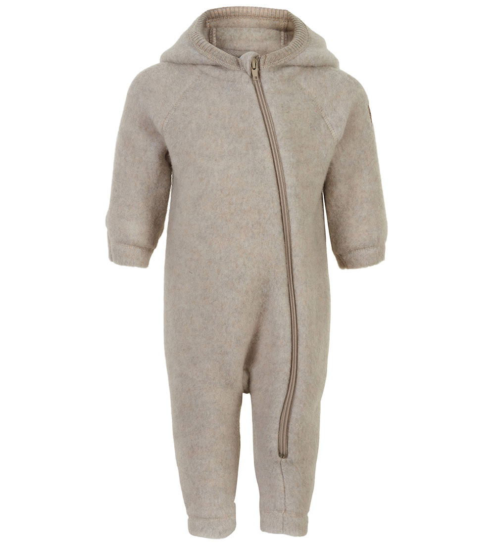 Mikk-Line Overall m. Kapuze - Wolle - Melange Offwhite - Mikk-Line - 74 - Overalls Mikk-Line Overall m. Kapuze - Wolle - Melange Offwhite - Mikk-Line - 74 - Overalls von Mikk-Line