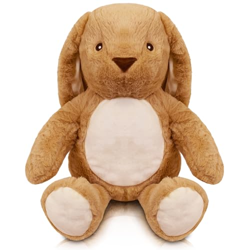 Milaboo® Kuscheltier Hase 35 cm – liebevolles Design – Kuschelweiches Plüschtier in Beige – Sicher und Schadstoffgeprüft (35 cm Hase) von Milaboo