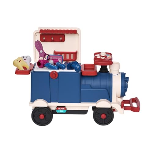 Milageto 26-teiliges Ärzte-Trolley-Set, vorgetäuscht, Station, Spielzeugautos, Ärzte, Spielsets, Kinder-Ärzte-Set für Kleinkinder, Kinder, Kinder von Milageto