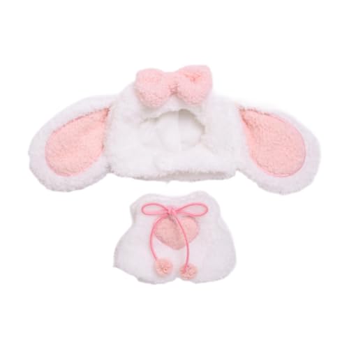 Milageto 2X Fashion Dolls Bunny Overall und Hut, Kostüm Zubehör Outfits für 15-17cm Puppen verkleiden von Milageto