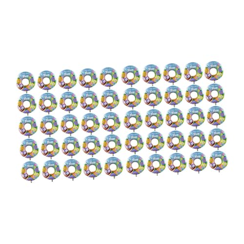 Milageto 50pcs Mother Day Luftballons Folienballon -Foto -Requisiten Ornament Party Dekoration zum Jubiläum festlichen Hintergrund Geburtstag von Milageto