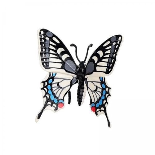 Milageto 5X Schmetterlings Tiermodell, Schmetterlingsstatue, Skulpturen, Frühe Bildung, Pädagogisches Schmetterlingsfigur Spielzeug für Mikrolandschaften von Milageto