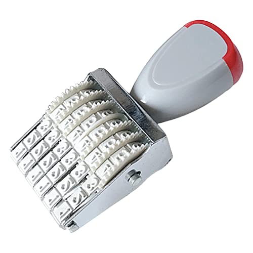 Milageto 6- Rollstempel aus Gummi, Geschäftsstempel, Nummernsiegel, digitaler Nummerierungsstempel, Trolley, 6- Nummerierungsstempel für, 5MM Milageto 6- Rollstempel aus Gummi, Geschäftsstempel, Nummernsiegel, digitaler Nummerierungsstempel, Trolley, 6- Nummerierungsstempel für, 5MM von Milageto