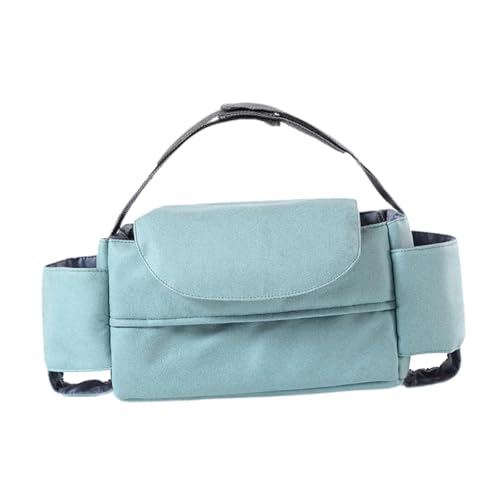 Milageto Aufbewahrungstasche für Kinderwagen, Baby-Handtasche, Kinderwagen-Organizer-Tasche mit Riemen, Reisetasche für Kinderwagen, Kinderwagen-Abdeckung für, Blau von Milageto